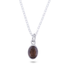 Gorgeous Gemstone Hanging Amethyst Oval Shape 925 Sterling Solid Silver Necklaces