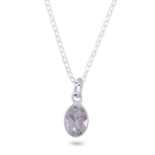 Gorgeous Gemstone Hanging Amethyst Oval Shape 925 Sterling Solid Silver Necklaces