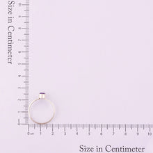 Beautifully Seated Gemstone Amethyst Oval Shape 925 Sterling Solid Silver Ring - 2