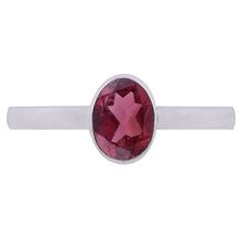 Beautifully Seated Gemstone Amethyst Oval Shape 925 Sterling Solid Silver Ring