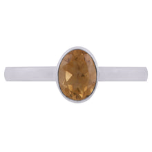 Beautifully Seated Gemstone Amethyst Oval Shape 925 Sterling Solid Silver Ring