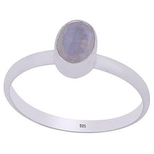 Beautifully Seated Gemstone Amethyst Oval Shape 925 Sterling Solid Silver Ring - 2