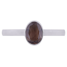 Beautifully Seated Gemstone Amethyst Oval Shape 925 Sterling Solid Silver Ring