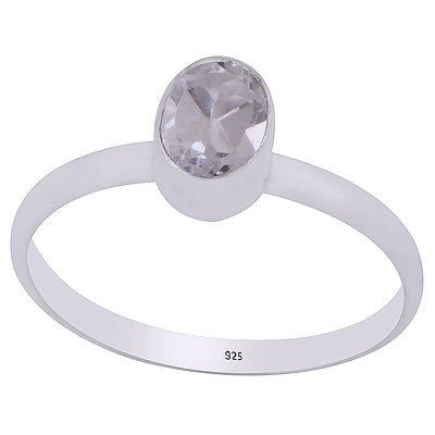 Beautifully Seated Gemstone Amethyst Oval Shape 925 Sterling Solid Silver Ring-2