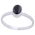 Beautifully Seated Gemstone Amethyst Oval Shape 925 Sterling Solid Silver Ring