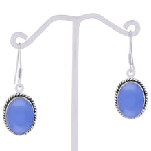 Authentic Wire Work Around Garnet Oval Shape 925 Sterling Solid Silver Earrings